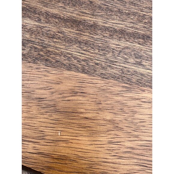 MCM Wood Charcuterie Board Platter w/ Ceramic Tile 1960s Wooden Serveware Japan - Picture 4 of 8